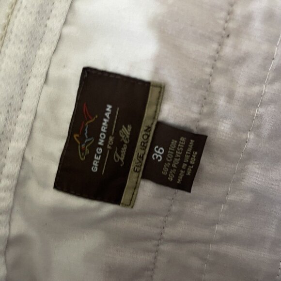 Greg Norman for Tasso Elba Shorts Mens 36 Red 5 Iron Performance Golf - Picture 9 of 11